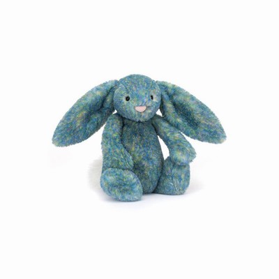 Jellycat Bashful Luxe Azure Konijnen | DS7396082